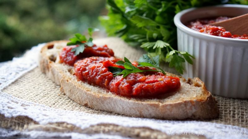 Paprykowa pasta ajwar Paprykowa pasta ajwar