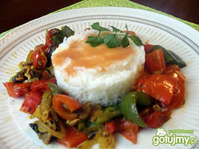 Paprykowa potrawka. Paprykowa potrawka.