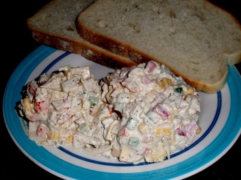 Paprykowa sałatka Paprykowa sałatka