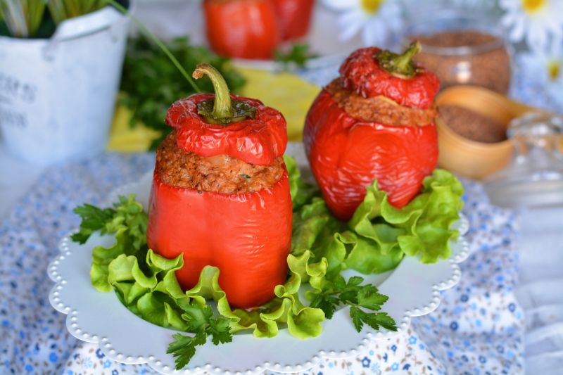 Paprykowe kaszaloty z mięsem Paprykowe kaszaloty z mięsem