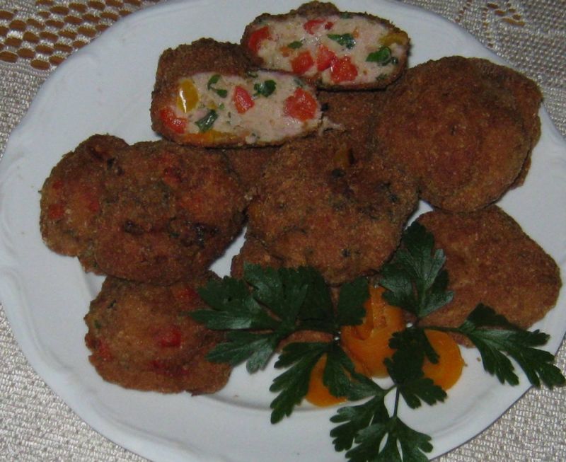 Paprykowe kotleciki Paprykowe kotleciki