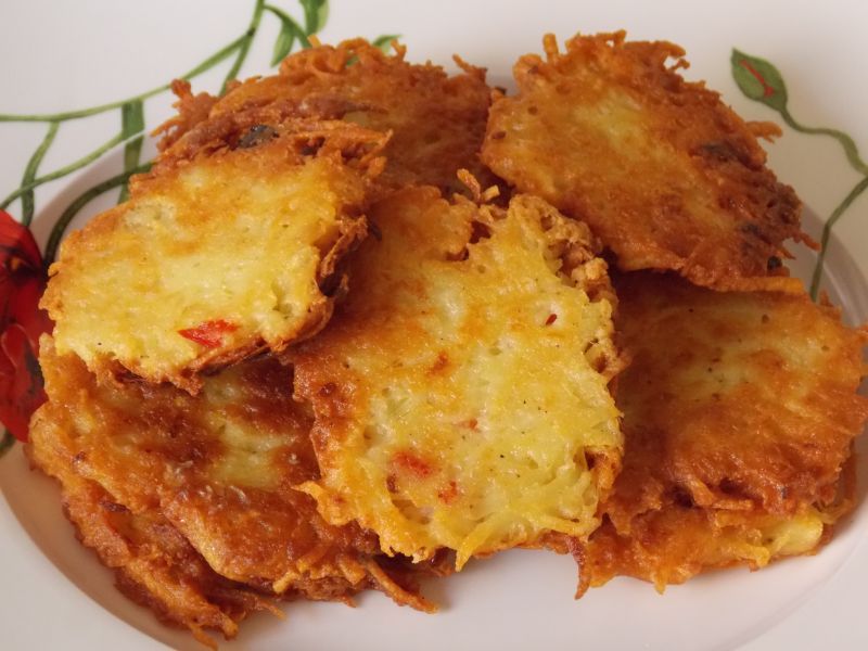 Paprykowe placki ziemniaczane Paprykowe placki ziemniaczane