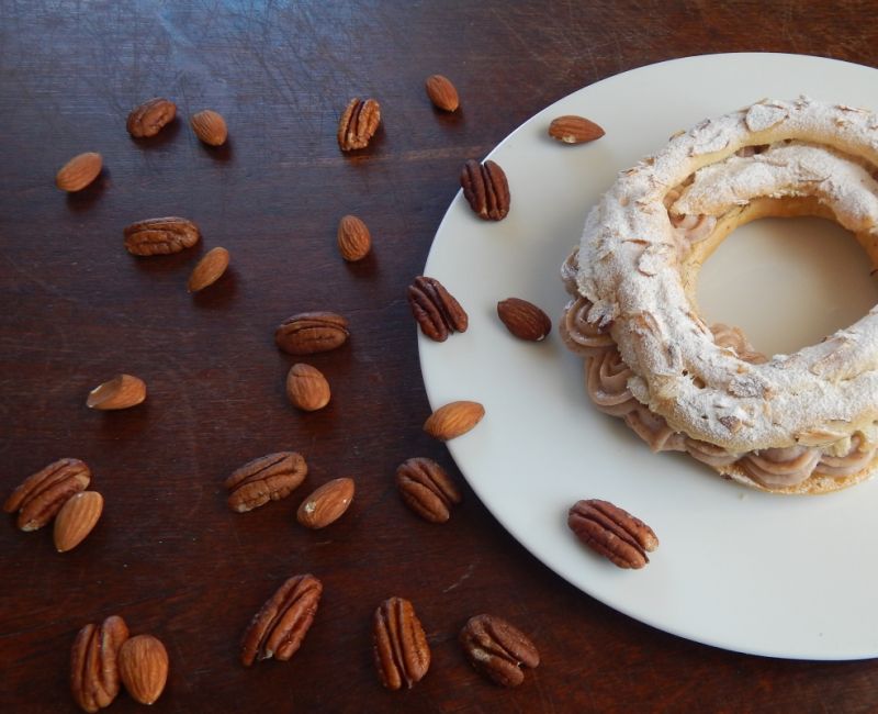 Paris brest z masą pralinową 