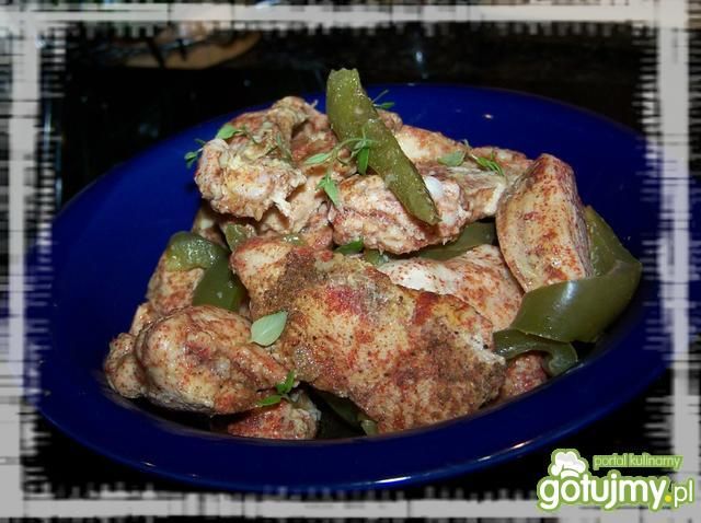 Parowany paprykarz z kurczaka. 