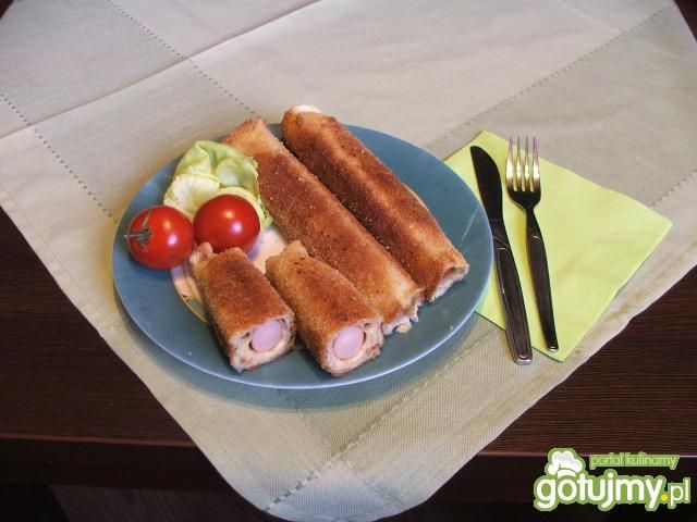 Paróweczki w naleśniku Paróweczki w naleśniku