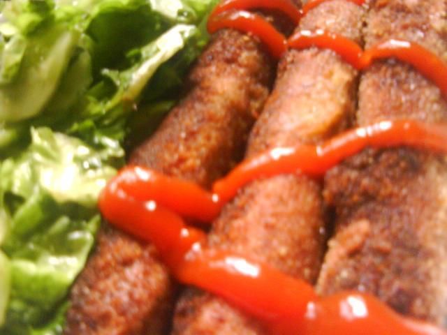 Parówki panierowane