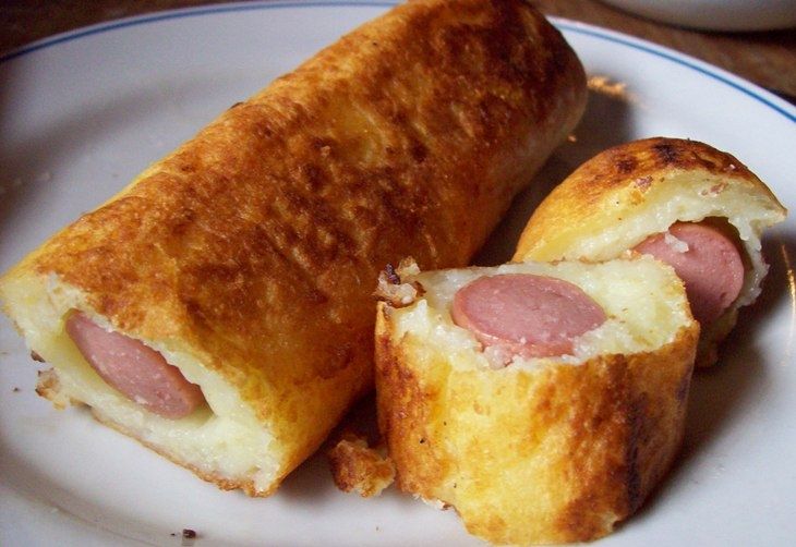 Parówki w cieście Parówki w cieście