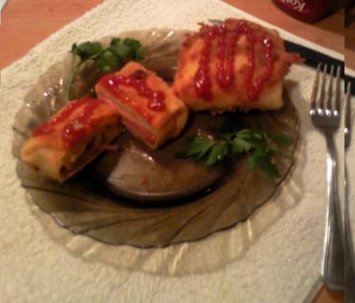 Parówki w cieście naleśnikowym