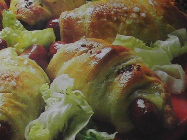 Parówki w francuskim cieście Parówki w francuskim cieście