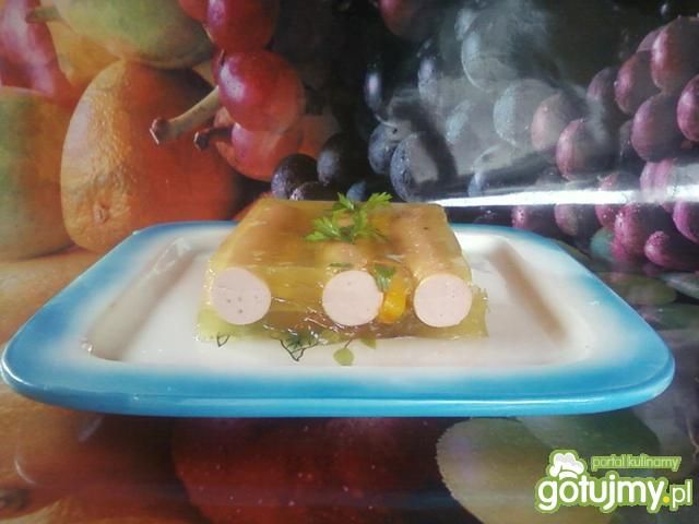 Parówki w galarecie.