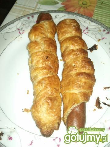 Parówki w koszulkach francuskich