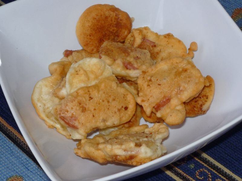 Parówki w lanym cieście