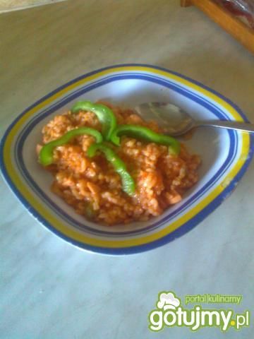 Parówki z ryżem i warzywami Parówki z ryżem i warzywami