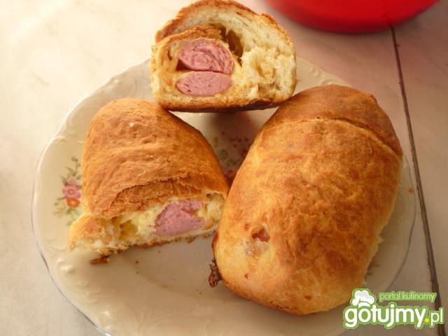 Parówki z serem żółtym