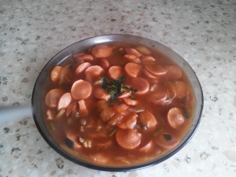 Parówkowe leczo Parówkowe leczo