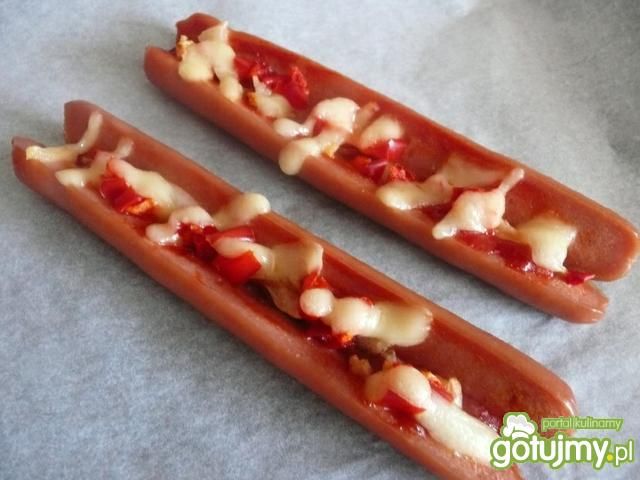 Parówy lekko nadziane