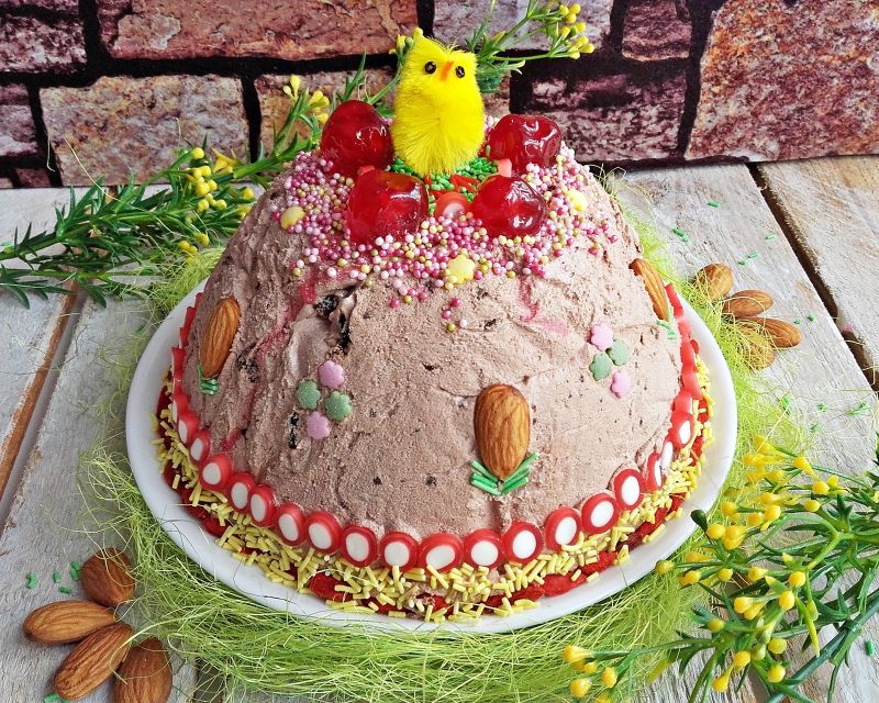 Pascha kakaowa z bakaliami Pascha kakaowa z bakaliami
