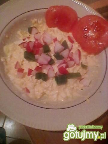 pasta jajeczna z jogurtem