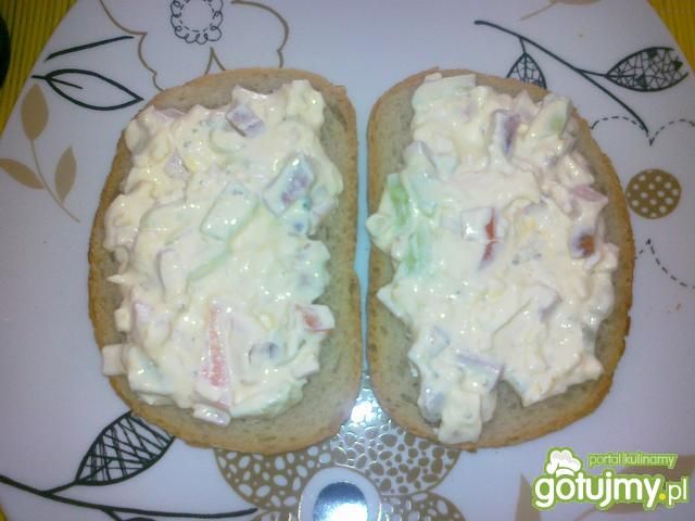 Pasta jajeczna z warzywami Pasta jajeczna z warzywami