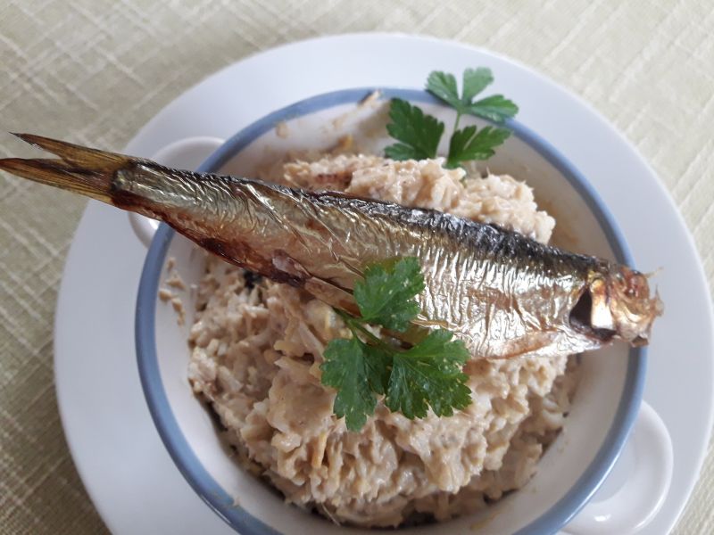 Pasta jajeczna z wędzonymi szprotkami Pasta jajeczna z wędzonymi szprotkami