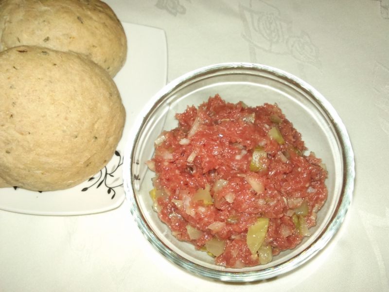 Pasta kanapkowa a'la tatar Pasta kanapkowa a'la tatar