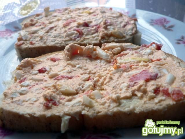 Pasta serowo-paprykowo-jajeczna