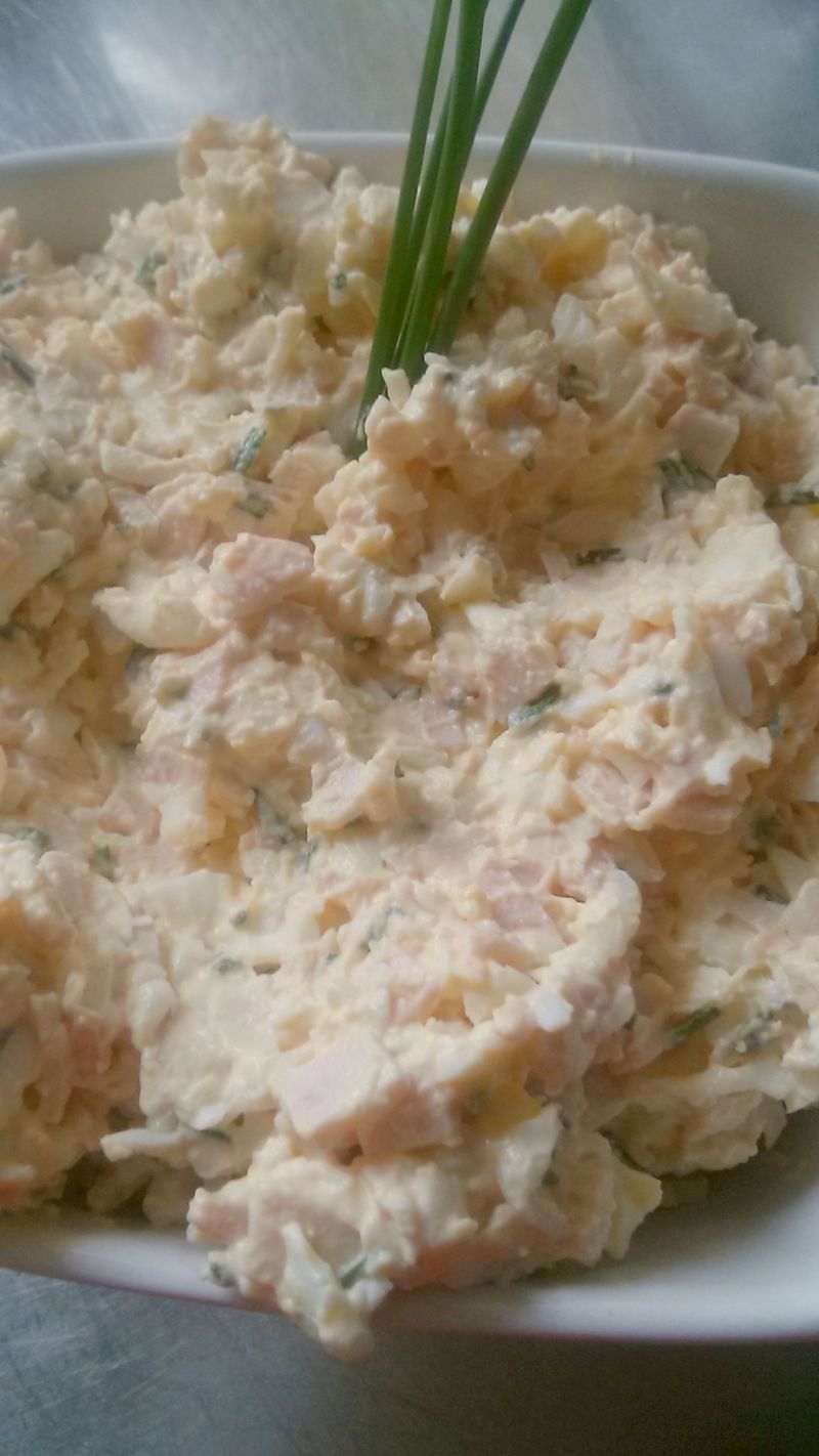 Pasta śniadaniowa jajeczno - szynkowa