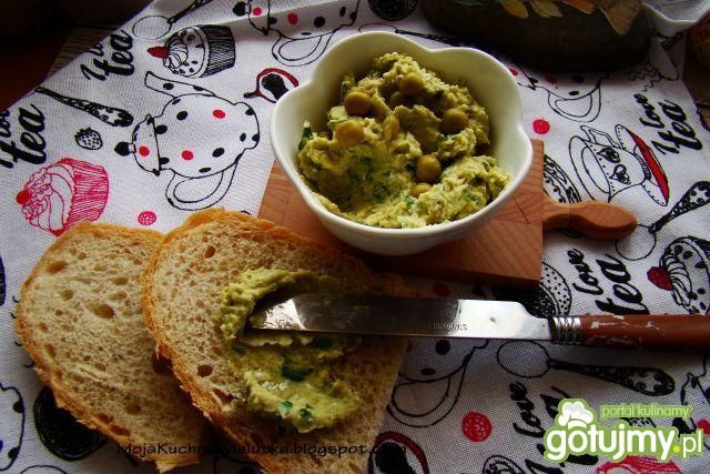 Pasta śniadaniowa z groszku zielonego  Pasta śniadaniowa z groszku zielonego