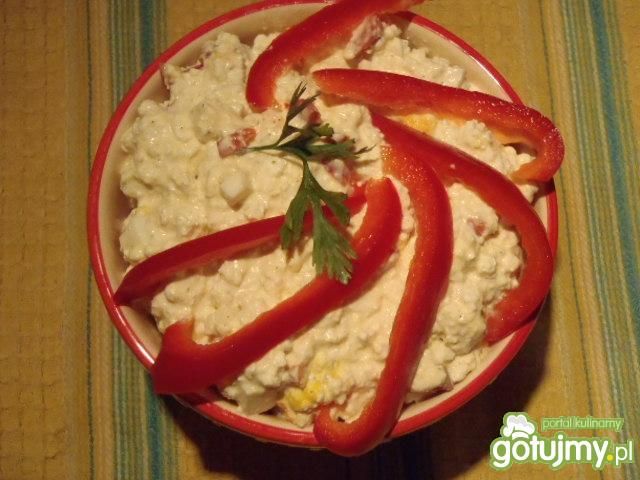 Pasta twarogowa z jajkami Pasta twarogowa z jajkami
