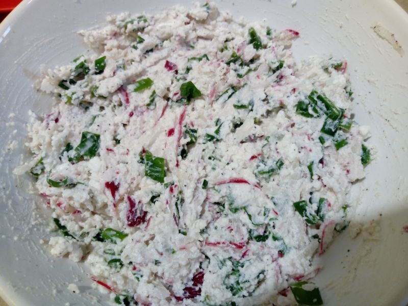 Pasta twarogowa z rzodkiewką