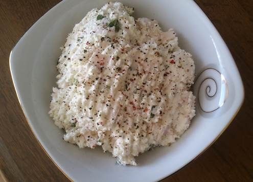 Pasta twarogowa z szynką