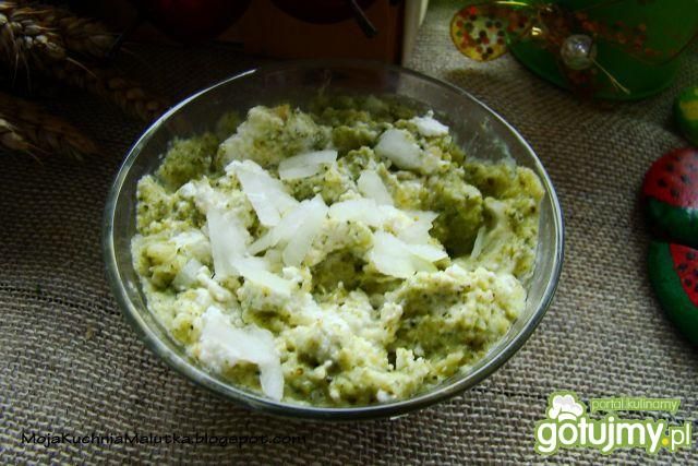 Pasta twarogowo brokułowa -kanapkowa Pasta twarogowo brokułowa -kanapkowa