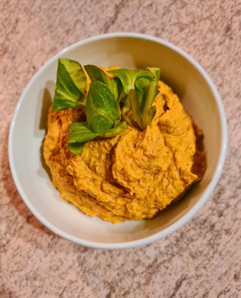 Pasta z gotowanego kurczaka