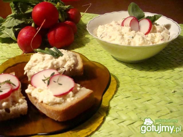 Pasta z jajek i rzodkiewki  Pasta z jajek i rzodkiewki