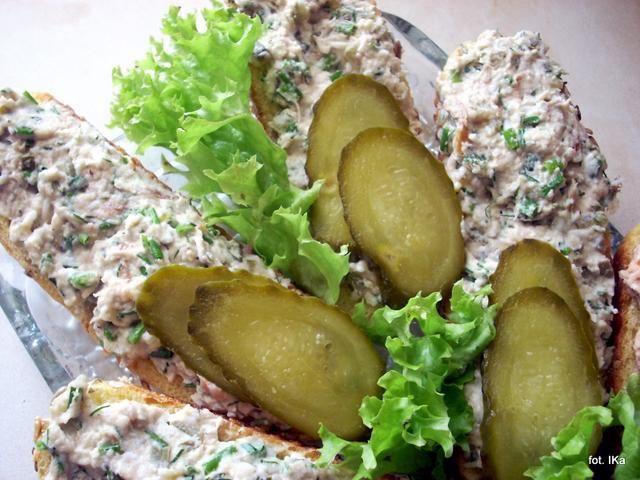 Pasta z makreli wędzonej - wersja 2