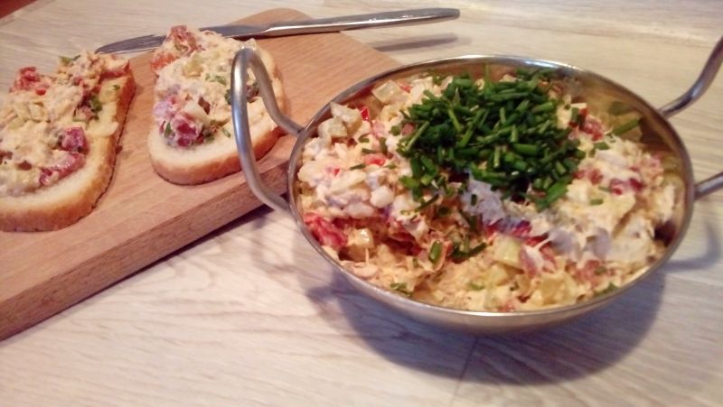 Pasta z makreli z papryką Pasta z makreli z papryką