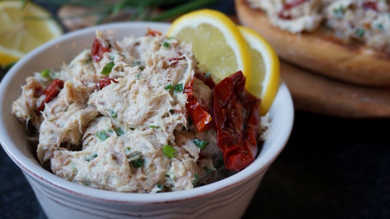 Pasta z makreli z serkiem i chrzanem