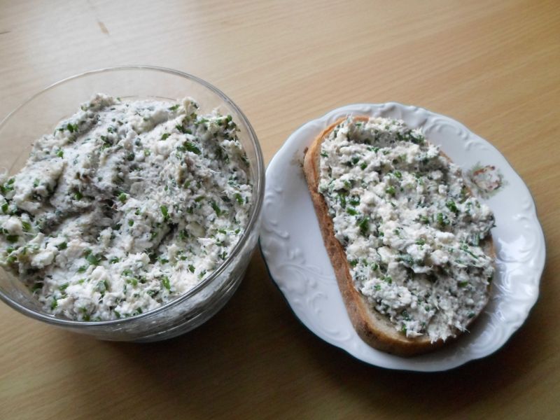 Pasta z makreli z twarogiem