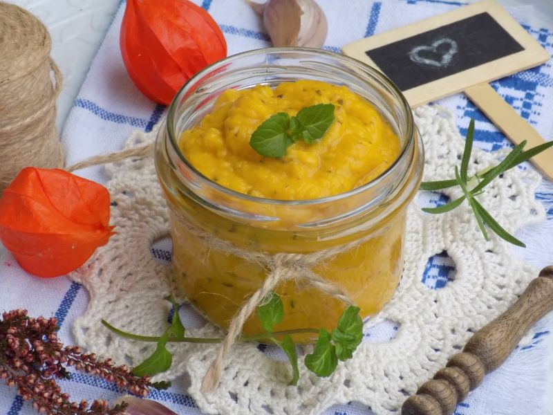 Pasta z pieczonej dyni i czosnku Pasta z pieczonej dyni i czosnku