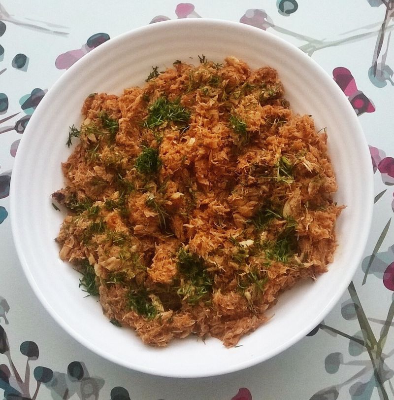 Pasta z pieczonej makreli z suszonymi pomidorami