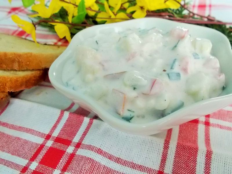 Pasta z sera białego i warzyw Pasta z sera białego i warzyw