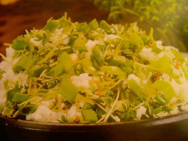 Pasta z sera twarogowego i zieleniny Pasta z sera twarogowego i zieleniny
