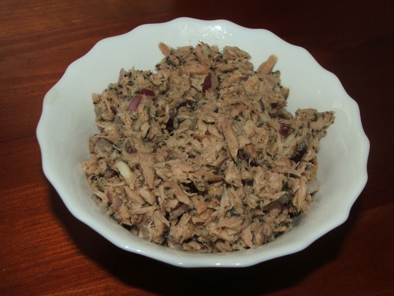 Pasta z tuńczyka i bazylii