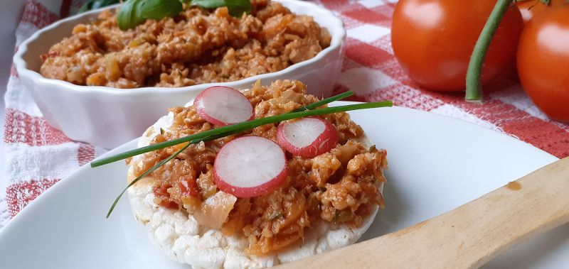 Pasta z tuńczyka, kaszy jaglanej i warzyw Pasta z tuńczyka, kaszy jaglanej i warzyw