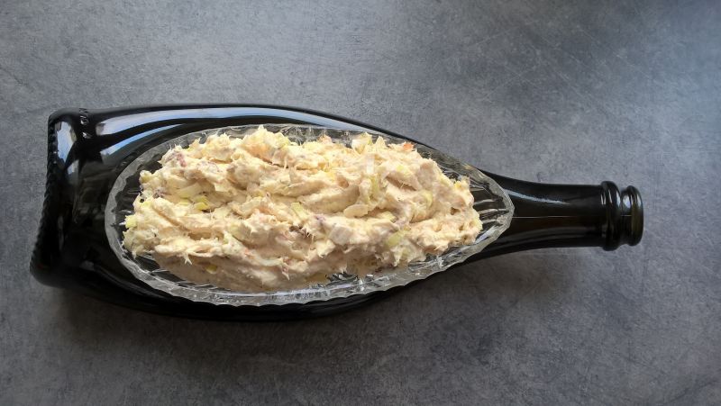 Pasta z wędzonego dorsza i pora Pasta z wędzonego dorsza i pora