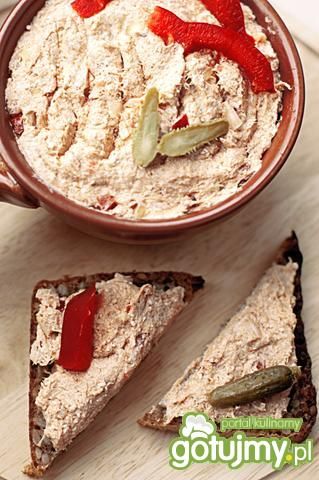 Pasta z wędzonej makreli z twarogiem