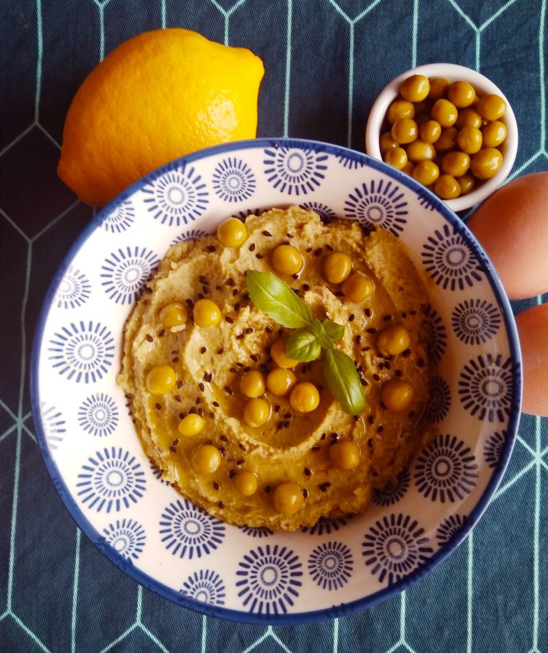 Pasta z zielonego groszku Pasta z zielonego groszku