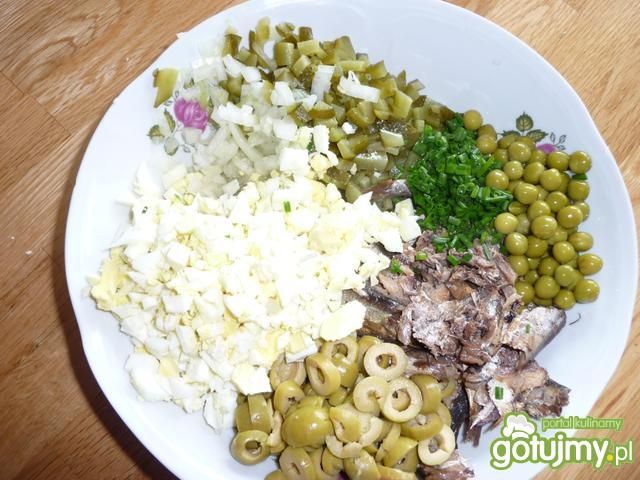 Pasta ze szprotkami wedzonymi Pasta ze szprotkami wedzonymi