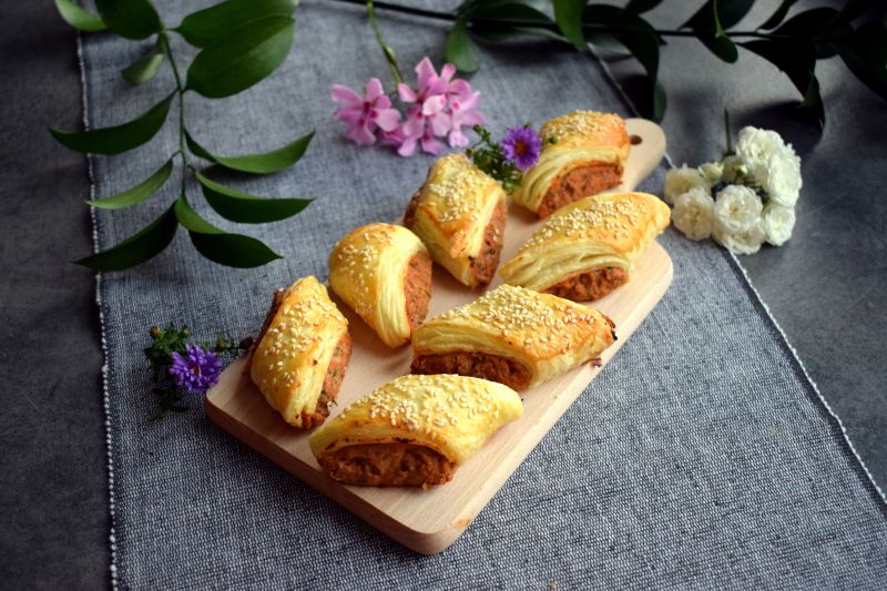 Paszteciki drobiowe z kalarepką Paszteciki drobiowe z kalarepką