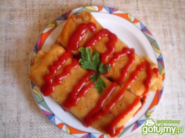 Paszteciki w naleśnikach z kapustą słodk